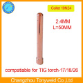 10N24 2.4mm TIG peças de soldagem cola de cobre